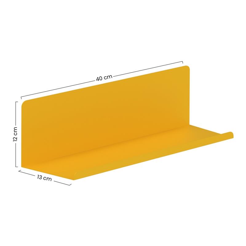 POP MENSOLA 40X13X12 CM SENAPE