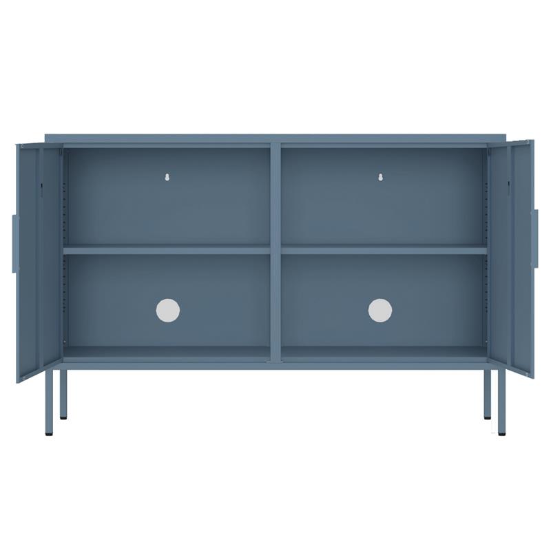 POP CREDENZA 2/A 100X40X72 CM CERULEO