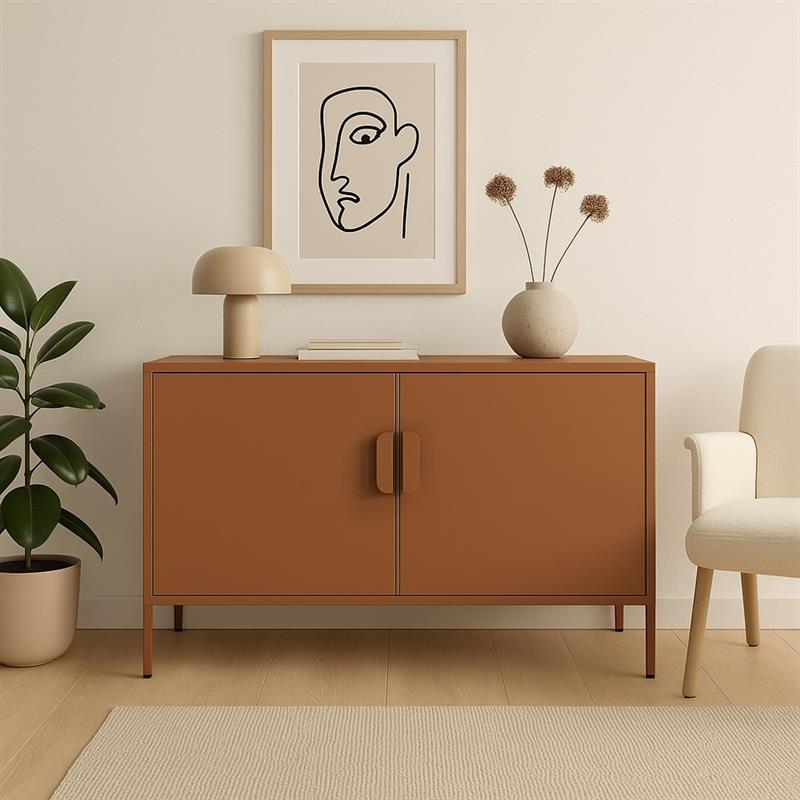 POP CREDENZA 2/A 100X40X72 CM MATTONE