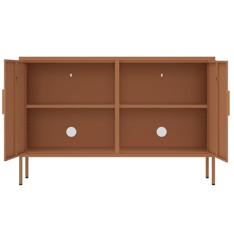 POP CREDENZA 2/A 100X40X72 CM MATTONE