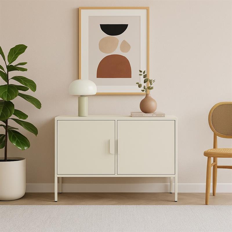 POP CREDENZA 2/A 100X40X72 CM AVORIO