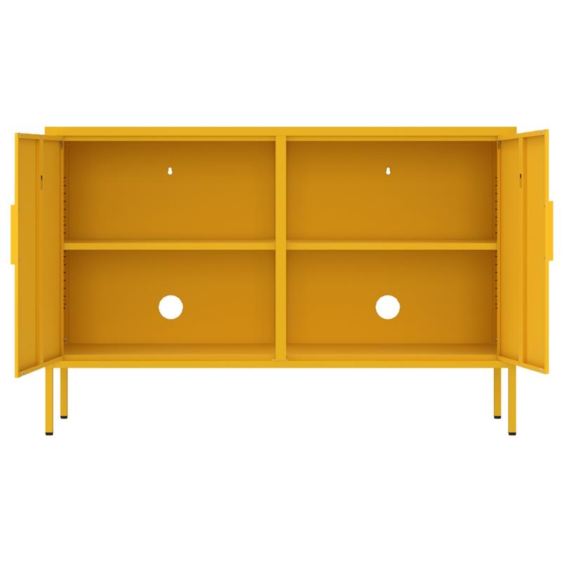 POP CREDENZA 2/A 100X40X72 CM SENAPE