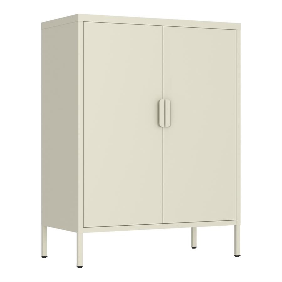 POP CREDENZA 2/A 80X38X100 CM AVORIO