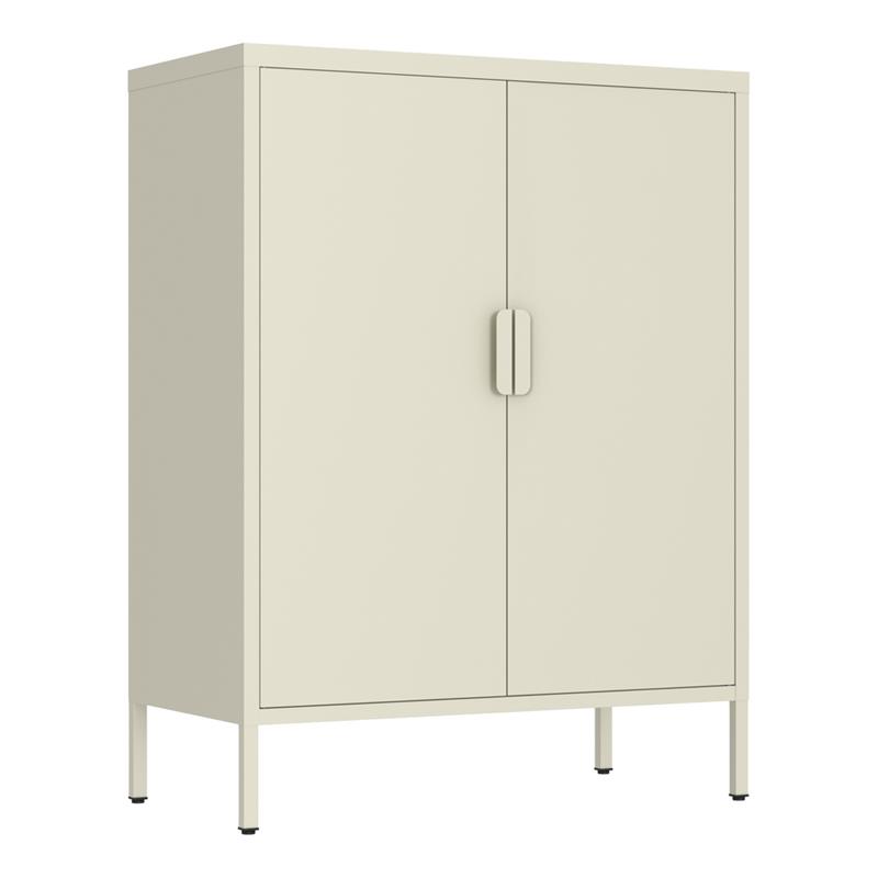 POP CREDENZA 2/A 80X38X100 CM AVORIO