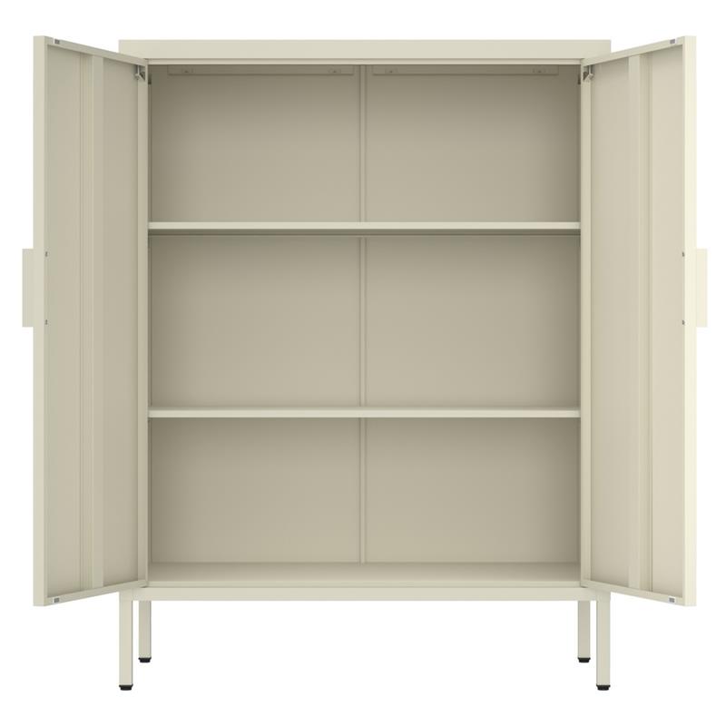 POP CREDENZA 2/A 80X38X100 CM AVORIO