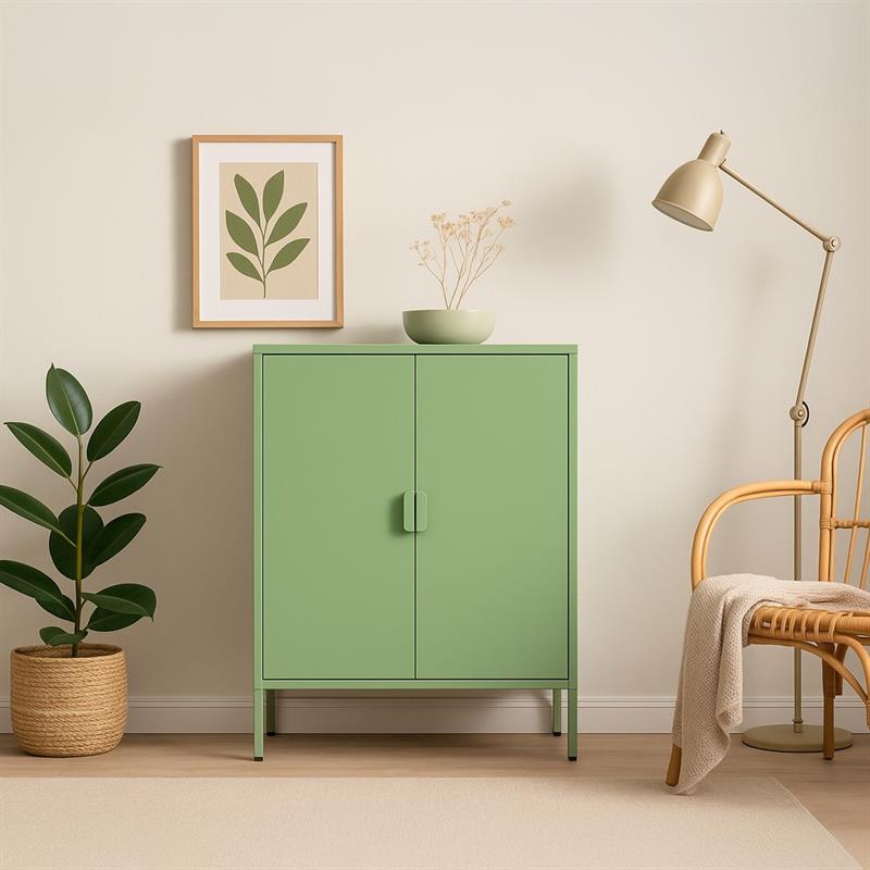 POP CREDENZA 2/A 80X38X100 CM SALVIA
