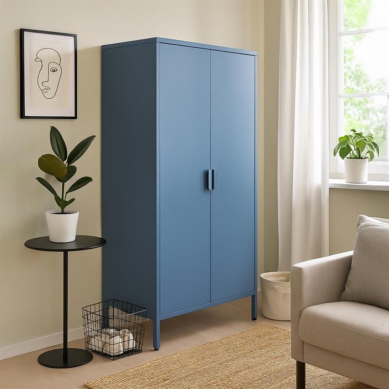 POP ARMADIO 2/A 80X40X170 CM CERULEO