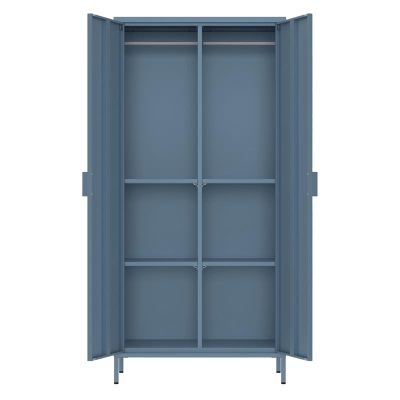POP ARMADIO 2/A 80X40X170 CM CERULEO