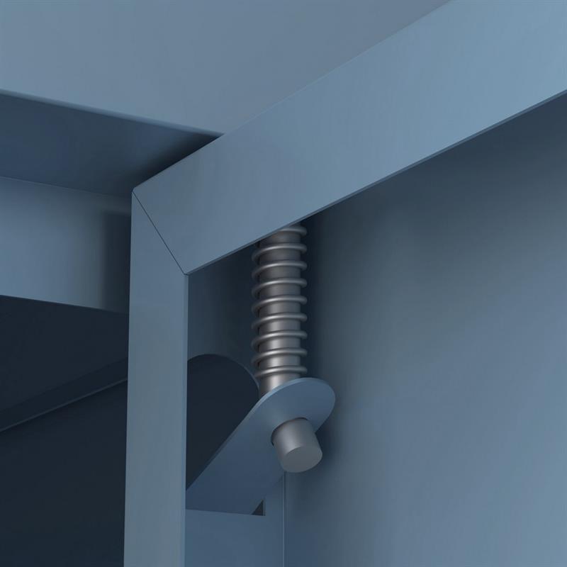 POP ARMADIO 2/A 80X40X170 CM CERULEO