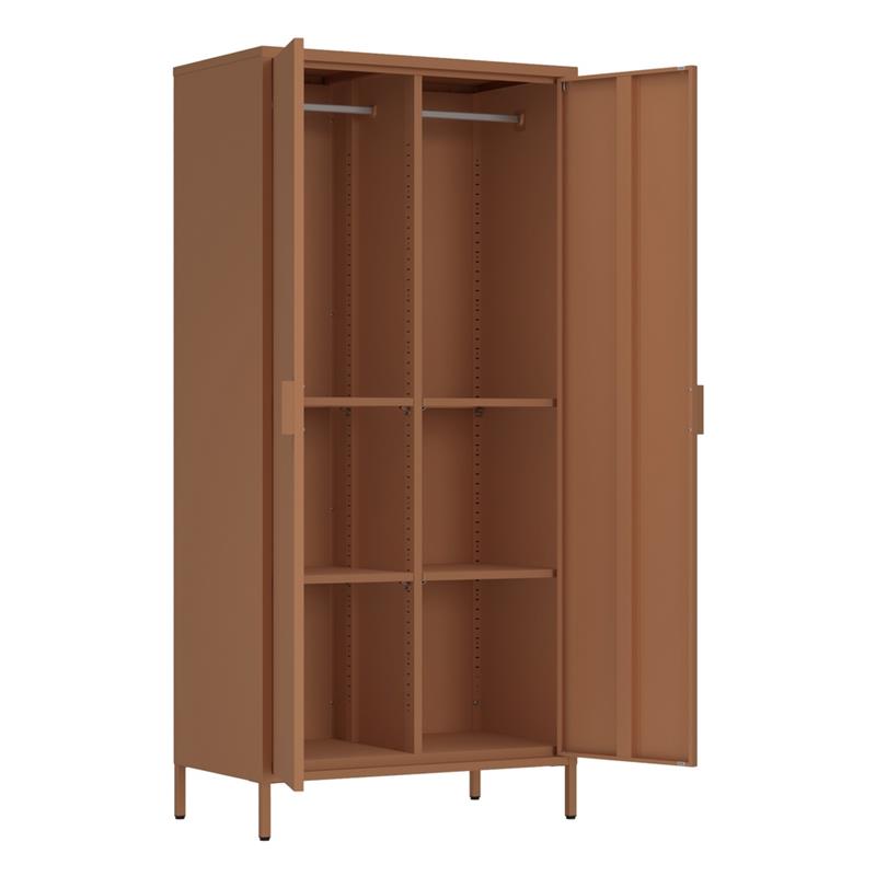 POP ARMADIO 2/A 80X40X170 CM MATTONE