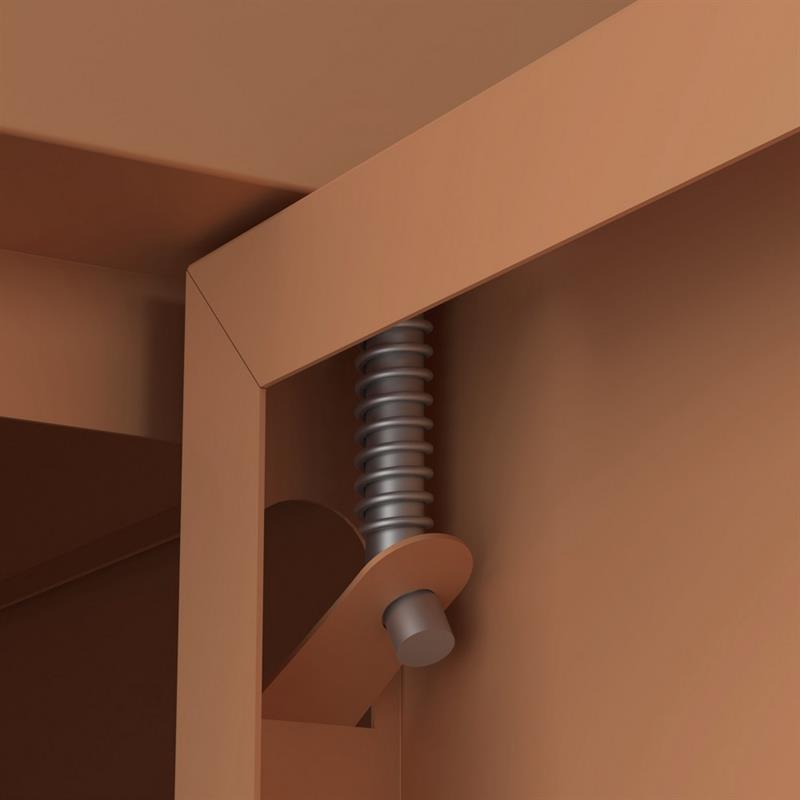 POP ARMADIO 2/A 80X40X170 CM MATTONE