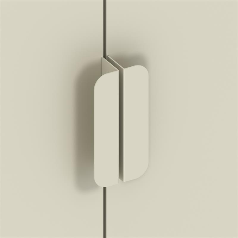 POP ARMADIO 2/A 80X40X170 CM AVORIO