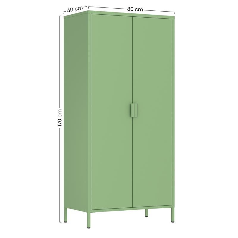 POP ARMADIO 2/A 80X40X170 CM SALVIA