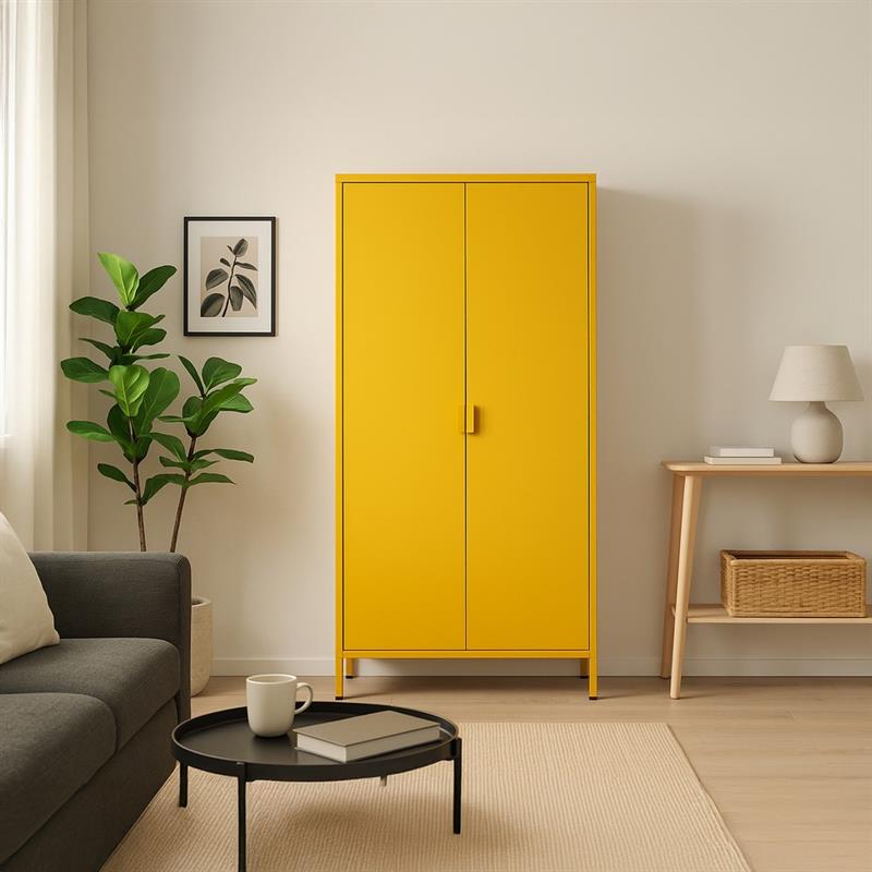 POP ARMADIO 2/A 80X40X170 CM SENAPE