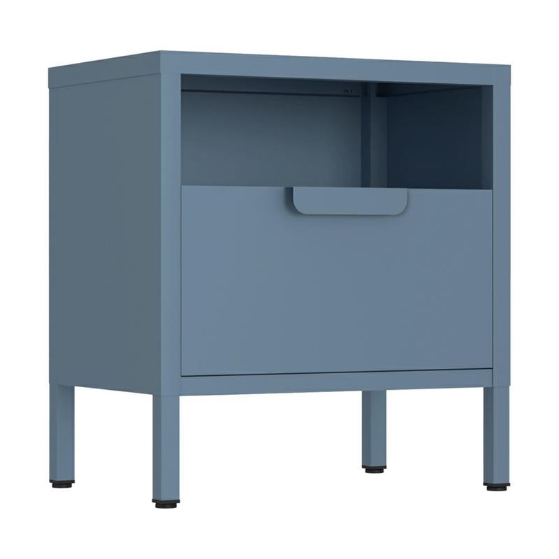 POP COMODINO 1/C 45X35X50 CM CERULEO