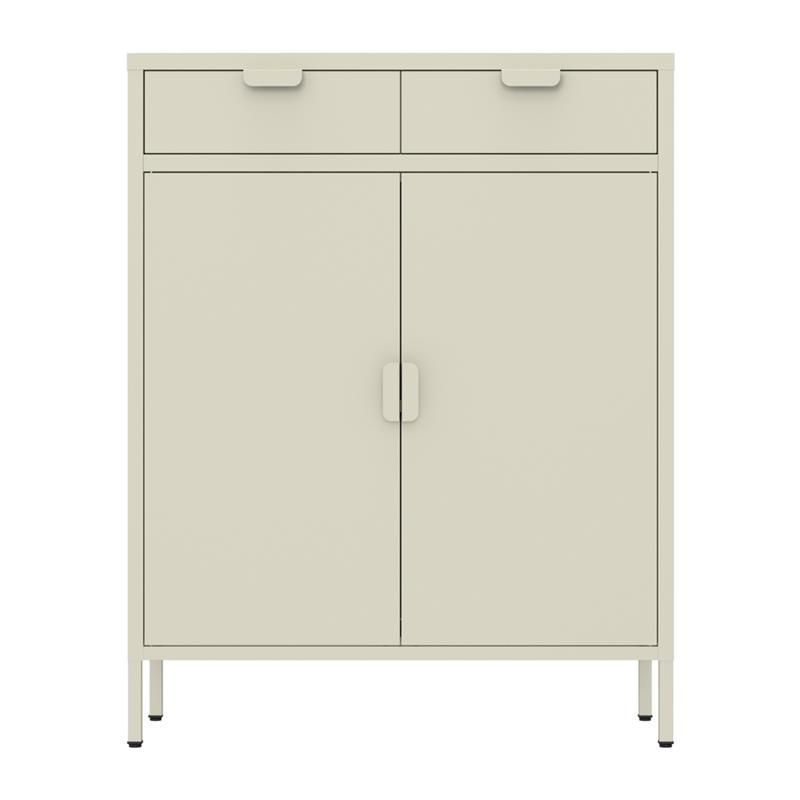 POP CREDENZA 2/A 2/C 80X38X110 CM AVORIO