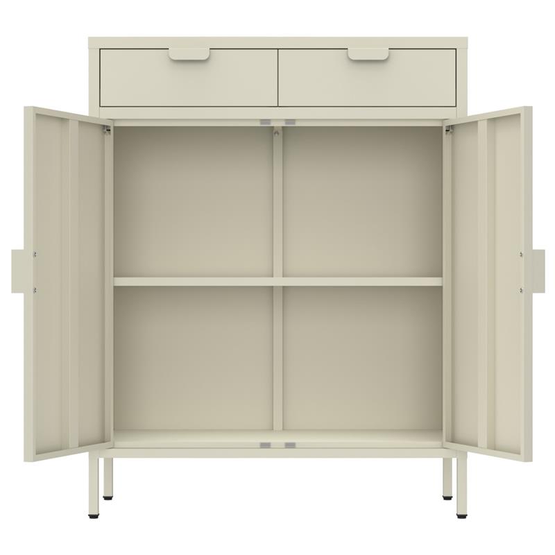 POP CREDENZA 2/A 2/C 80X38X110 CM AVORIO