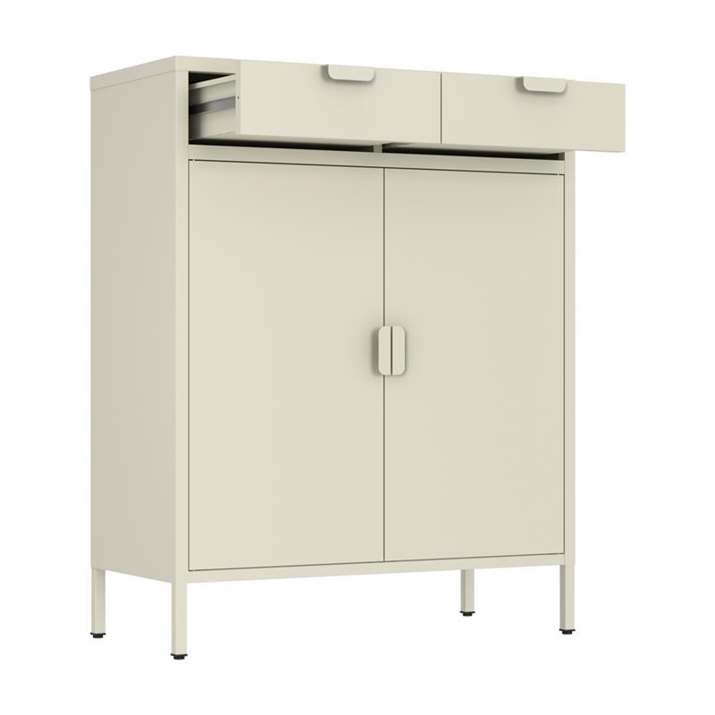 POP CREDENZA 2/A 2/C 80X38X110 CM AVORIO