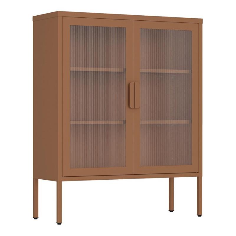 POP VETRINA 2/A 80X38X100 CM MATTONE