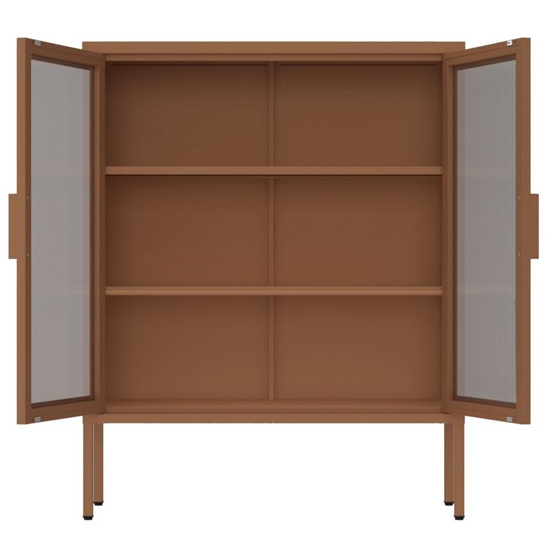 POP VETRINA 2/A 80X38X100 CM MATTONE