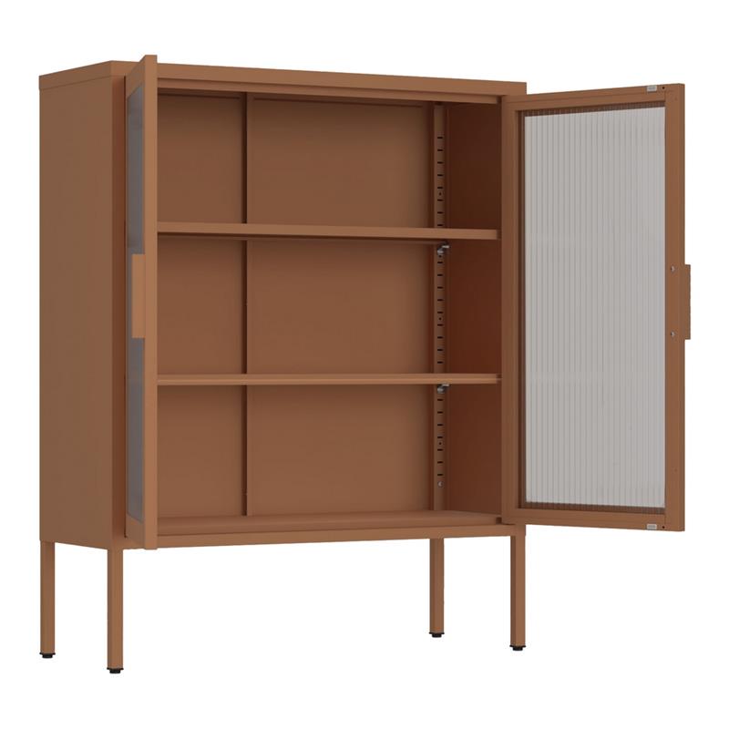 POP VETRINA 2/A 80X38X100 CM MATTONE