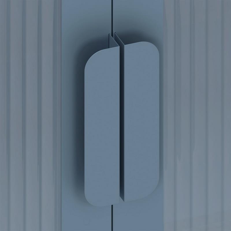 POP VETRINA 2/A 80X38X100 CM CERULEO