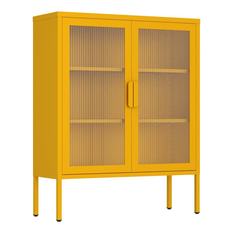POP VETRINA 2/A 80X38X100 CM SENAPE