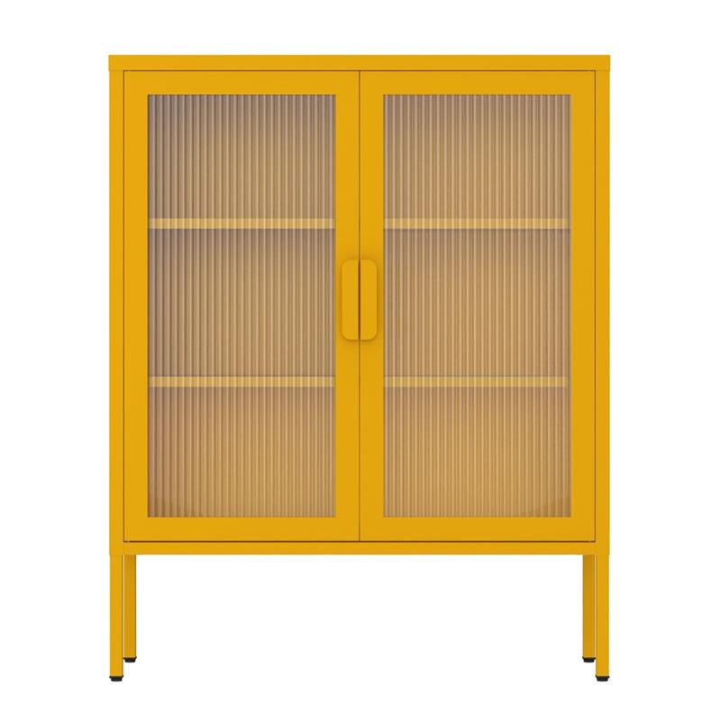POP VETRINA 2/A 80X38X100 CM SENAPE