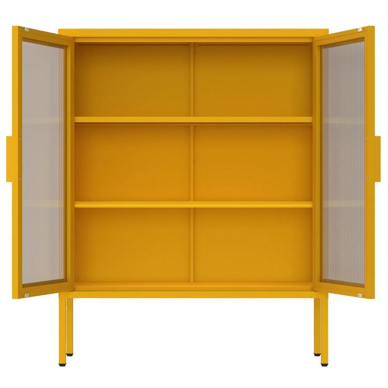 POP VETRINA 2/A 80X38X100 CM SENAPE
