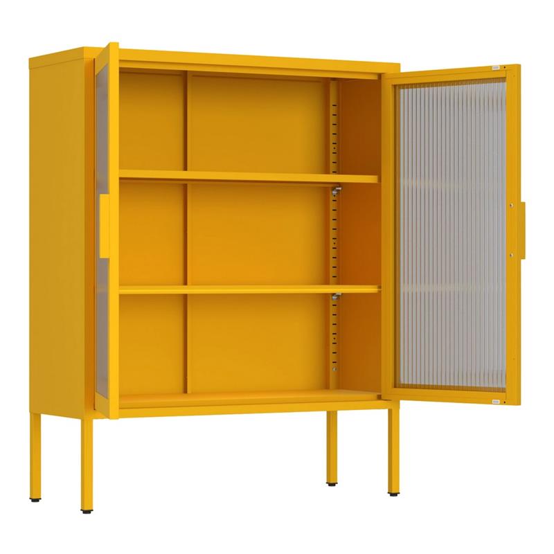 POP VETRINA 2/A 80X38X100 CM SENAPE