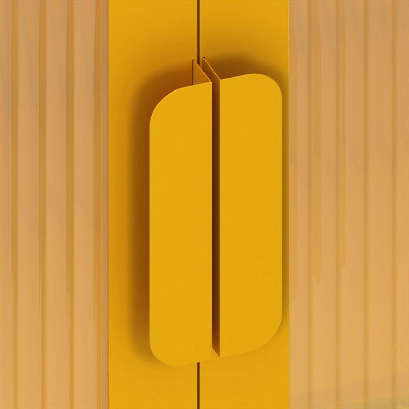 POP VETRINA 2/A 80X38X100 CM SENAPE