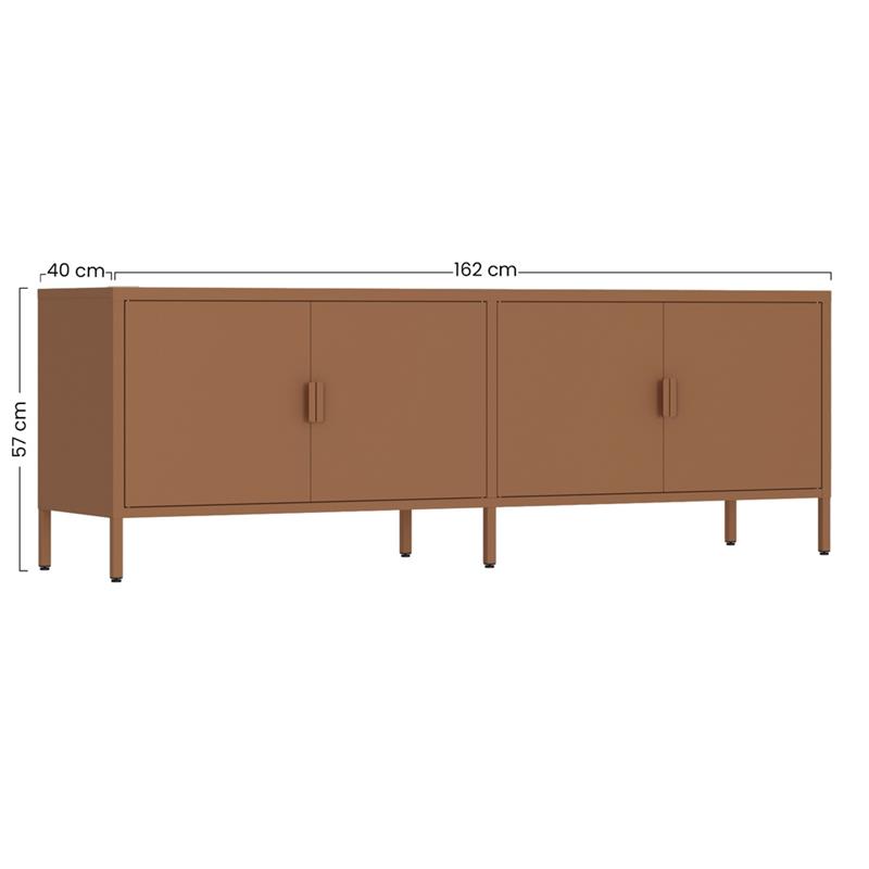 POP MOBILE TV 4/A 162X40X57 CM MATTONE