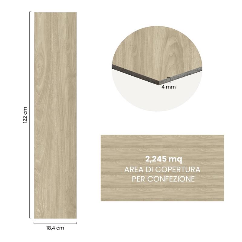 PAVIMENTO SPC 2,245MQ ROVERE CHIARO