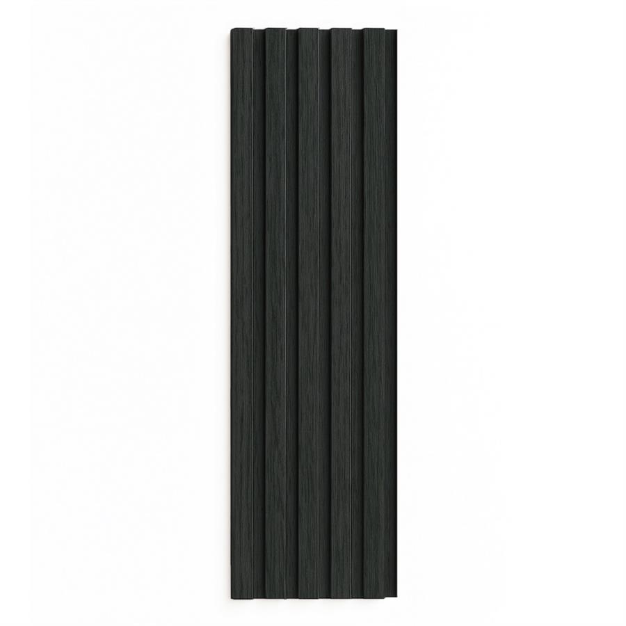 PANNELLO MURALE CANNETTATO SPC 15X290 ROVERE NERO
