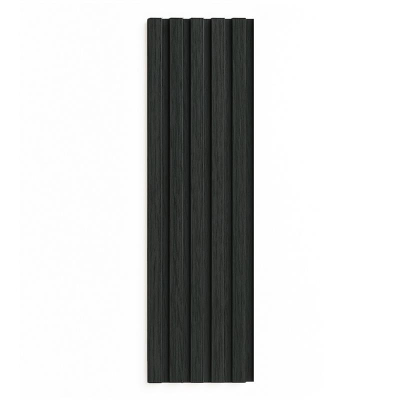 PANNELLO MURALE CANNETTATO SPC 15X290 ROVERE NERO