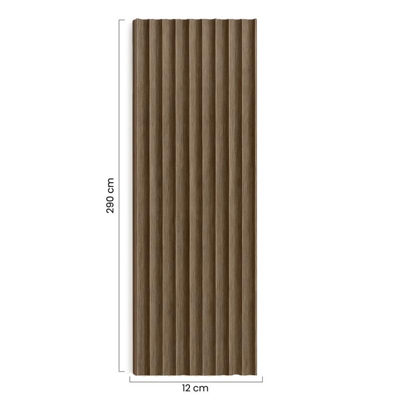 PANNELLO MURALE WAVY SPC 12X290 NOCE