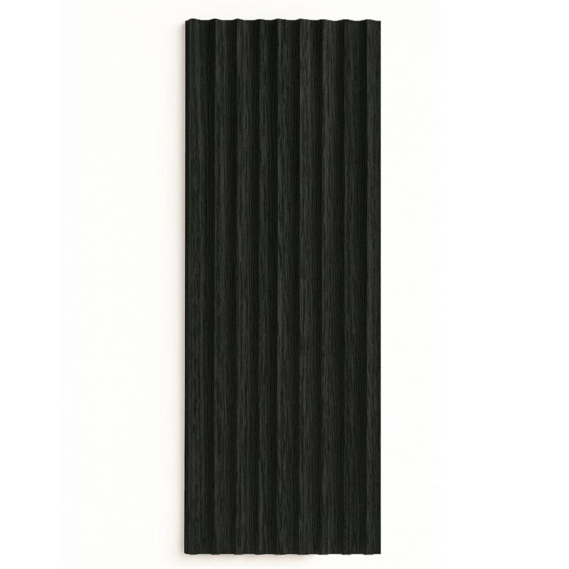 PANNELLO MURALE WAVY SPC 12X290 ROVERE NERO