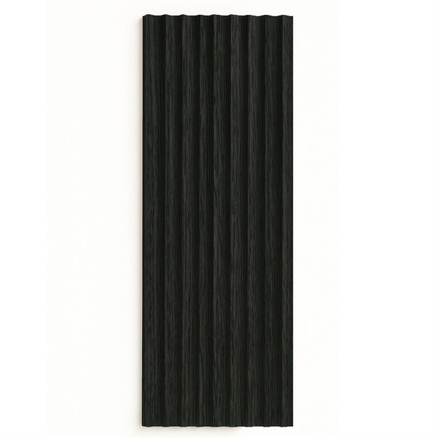 PANNELLO MURALE WAVY SPC 12X290 ROVERE NERO