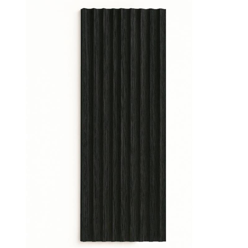 PANNELLO MURALE WAVY SPC 12X290 ROVERE NERO
