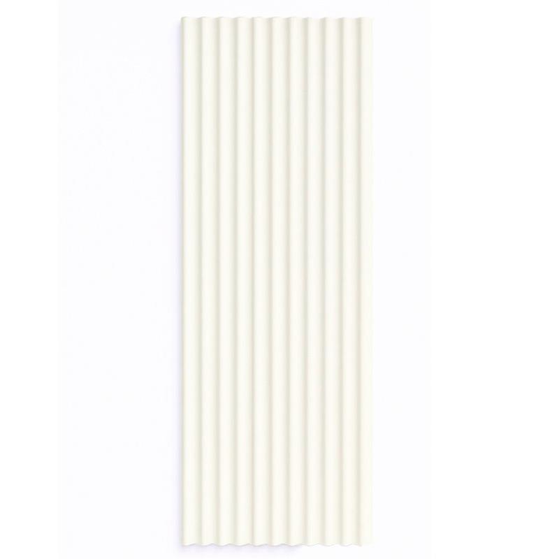 PANNELLO MURALE WAVY SPC 12X290 BIANCO LATTE