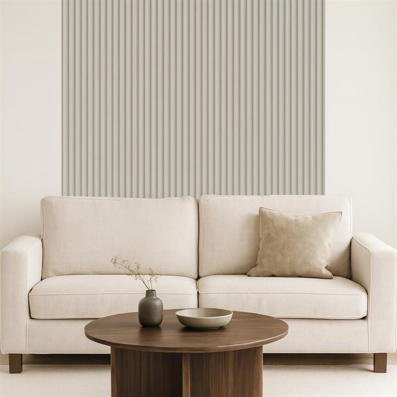 PANNELLO MURALE WAVY SPC 12X290 GRIGIO CALDO