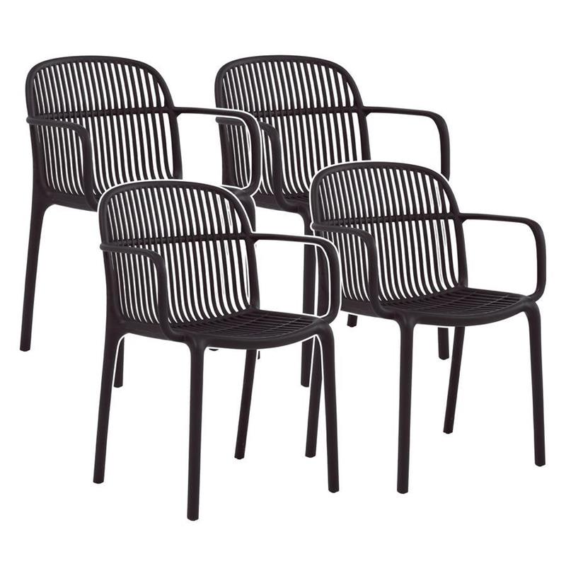 SINTRA SEDIA POLIPROPILENE NERA