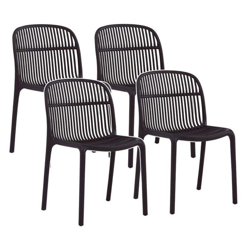 MAFRA SEDIA POLIPROPILENE NERA