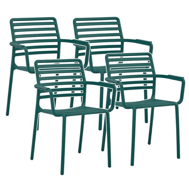 TAGO SEDIA POLIPROPILENE PETROLIO