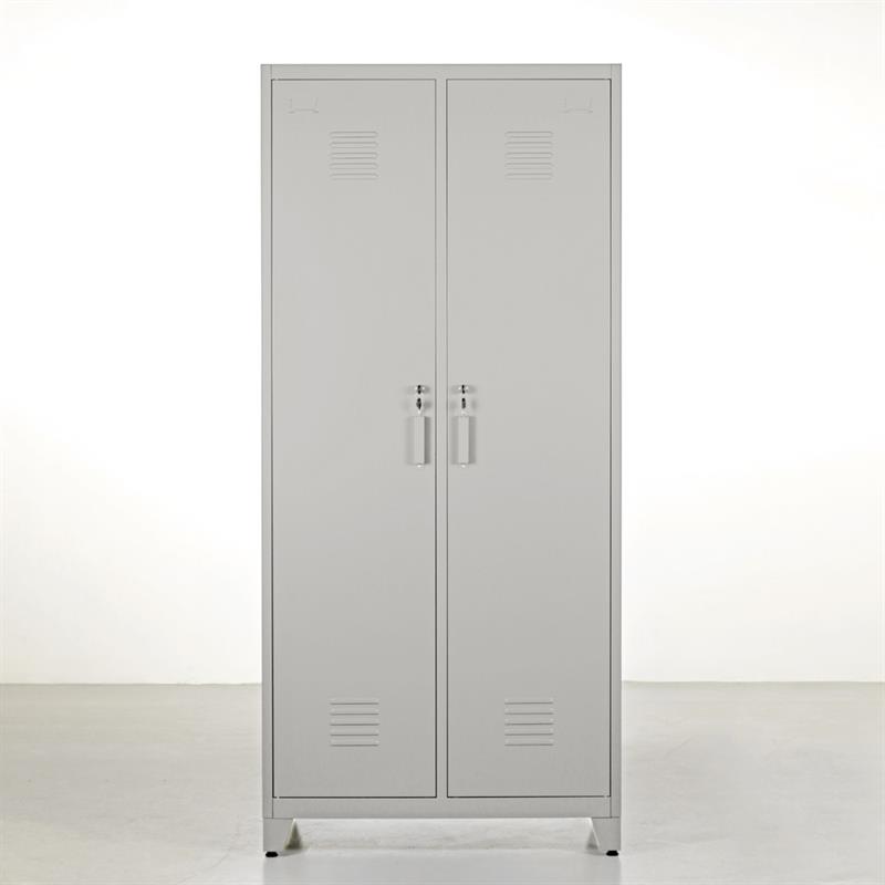 YUMI ARMADIO SPORCO PULITO 85X50X190 CM GRIGIO