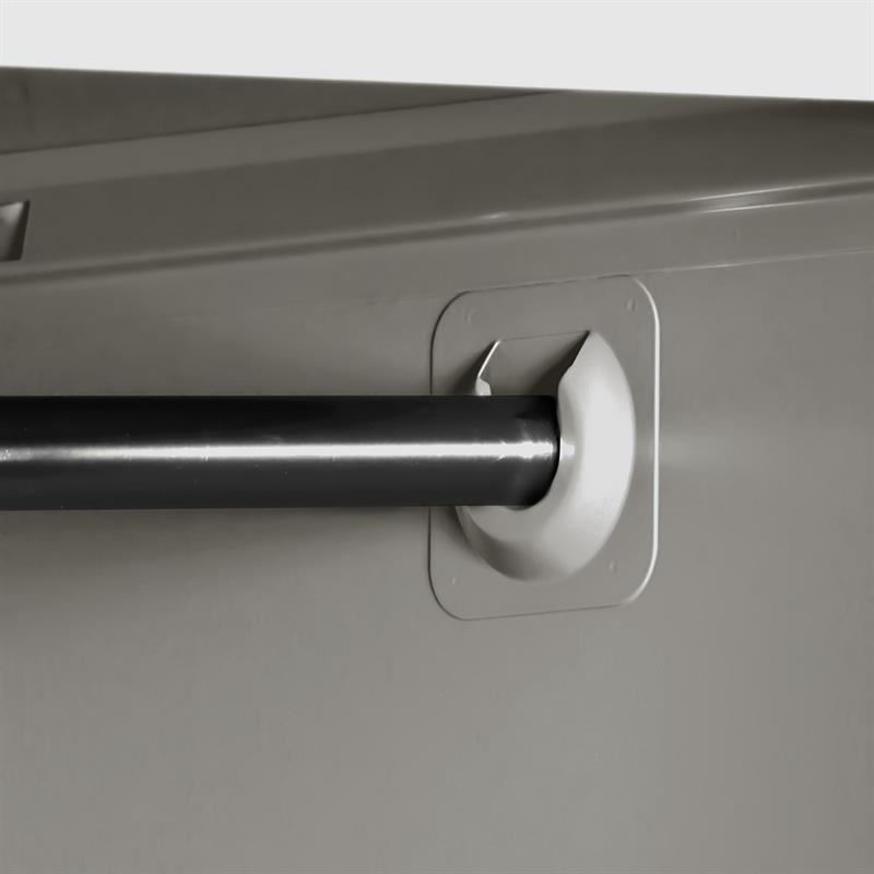 YUMI ARMADIO SPORCO PULITO 85X50X190 CM GRIGIO