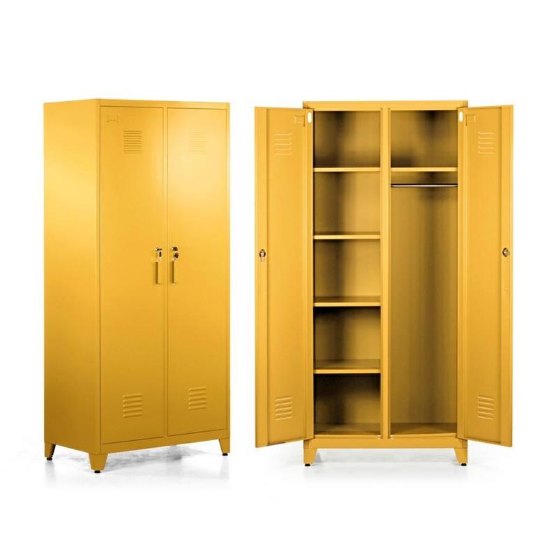 YUMI ARMADIO SPORCOPULITO 85X50X190 CM SENAPE