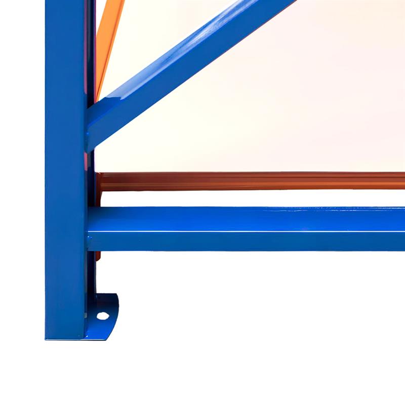 Scaffale metallico professionale per carichi voluminosi portata 800kg 200x60x200cm