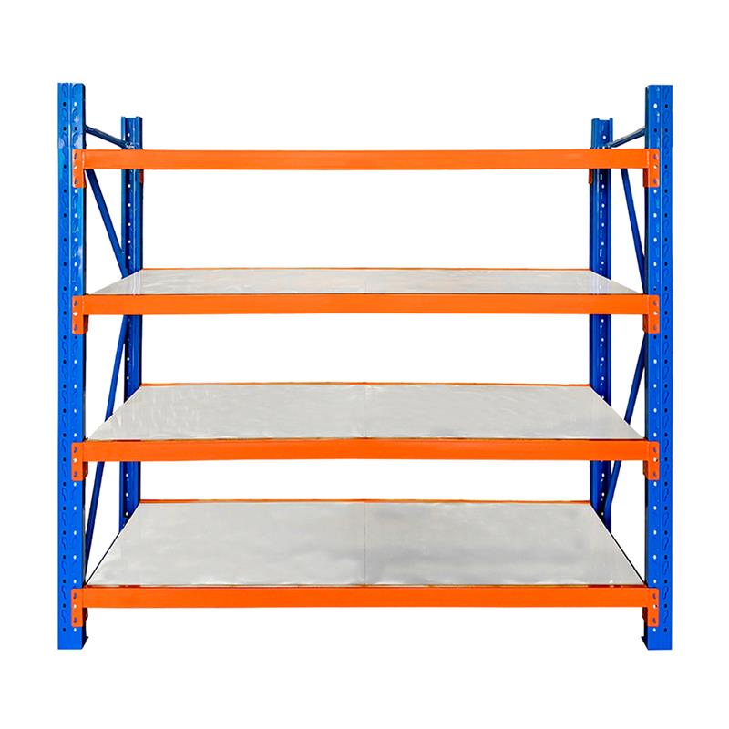 Scaffale metallico professionale per carichi voluminosi portata 800kg 200x60x200cm