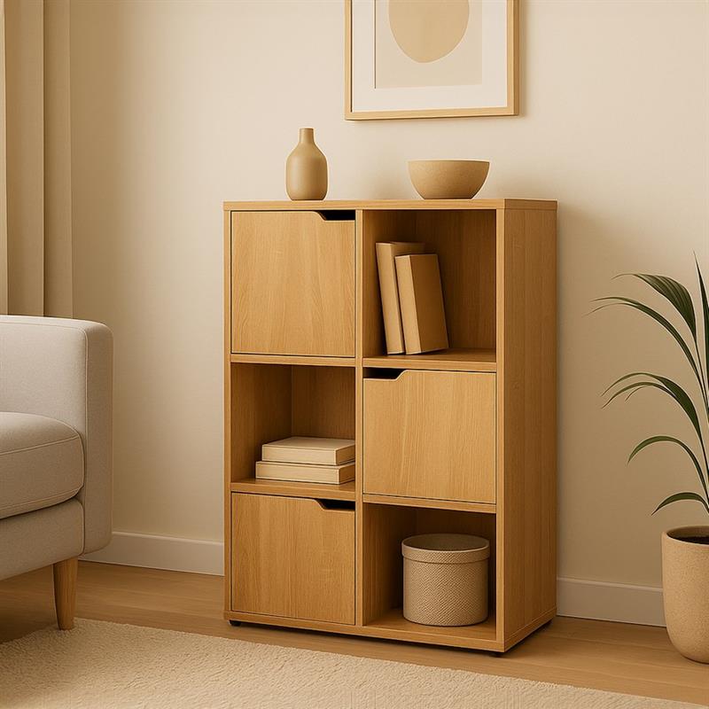 UBLI CUBO 6C ROVERE 59,6X29X90,5 CM